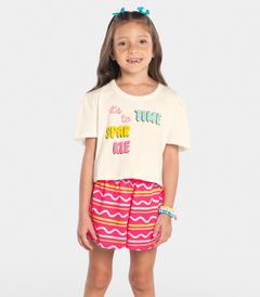 Conjunto Infantil Blusa Com Shorts Rovi Kids - comprar online