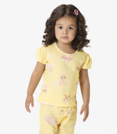 Pijama Blusa Com Calça Infantil Rovi Kids - Ellos da Moda