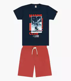 Conjunto Infantil Camiseta Com Bermuda Trick Nick - comprar online
