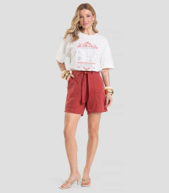 T- Shirt Oversized Feminina Estampada Dianna