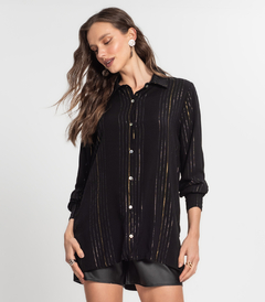 Camisa Manga Longa Em Lurex Endless na internet