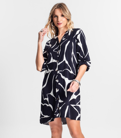 Vestido Chemise Estampado Feminino Endless - loja online