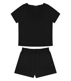 Imagem do Conjunto Blusa Com Short Viscotorcion Secret Glam