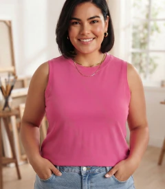 Regata Viscose Plus Size Secret Glam