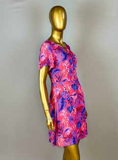 Vestido Curto Estampado Malwee - Ellos da Moda