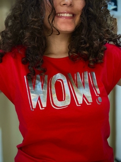 BLUSA wow vermelha malwee na internet