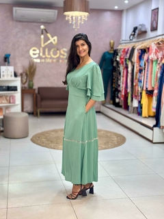 Vestido Elite liso na internet