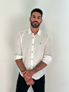 Imagem do CAMISA FIT ML LINHO MISTO