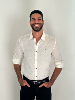 CAMISA FIT ML LINHO MISTO