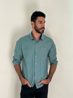 CAMISA TRAD. ML FIO A FIO LISO MX-72 - Ellos da Moda