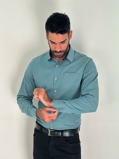 CAMISA TRAD. ML FIO A FIO LISO MX-72
