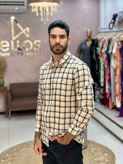 Imagem do Camisa Fit ML Xadrez 100% Renaut
