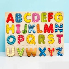 TABLERO DE MADERA CON LETRAS ENCASTRABLES - comprar online