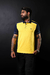 Camisa Gola Polo Recorte Amarela & Preta - comprar online