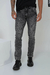 Calça Slim Jeans Básica Cinza Marmorizada - comprar online