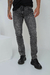 Calça Slim Jeans Básica Cinza Marmorizada - Omahha Jeans