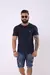 Camiseta Básica Masculina Azul Marinho - comprar online