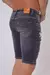 Bermuda Jeans Destroyed Escura - loja online