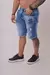 Bermuda Jeans Destroyed Clara Bordada - loja online