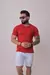 Camiseta Básica Masculina Vermelha - Omahha Jeans