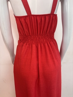 Vestido em Viscose Vermelho na internet
