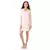 Camisola Manga Longa Listrada Rosa Com Abertura Frontal - comprar online