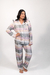 Pijama longo 100% algodão xadrez - comprar online