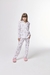 Pijama Infantil Feminino Americano Listrado De Inverno - comprar online