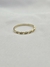 Anillo patrón óvalos
