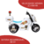 MINI MOTO ELETRICA INFANTIL BRANCO na internet