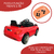 MINI CARRO ELETRICO INFANTIL 6V C/ CONTROLE REMOTO VERMELHO - loja online