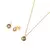 Conjunto Pedra Natural Facetado Abalone - comprar online