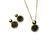 Conjunto Redondo Drusa Negra - comprar online