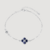 Pulseira Fleur de Lune em prata 925