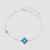 Pulseira Fleur de Lune em prata 925 - comprar online