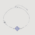 Pulseira Fleur de Lune em prata 925 - loja online