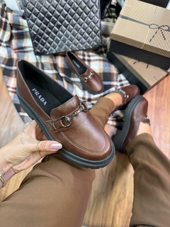 Mocassim PRADA Cacau - comprar online
