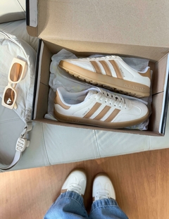 Adidas Gazelle Prime Taupe/Creme - Moda Tênis