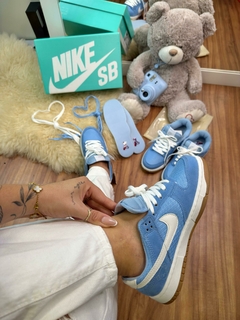Dunk Teddy Bear Azul na internet