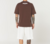 Camiseta Over premium Marrom Café - loja online