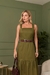 Vestido Tricoline Marias Decote Quadrado - loja online