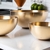 Bowl de acero dorado - comprar online