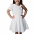 Vestido Mon Sucré Branco Com Laço Summer - comprar online