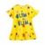 Vestido Fábula Silk Maxi Blim Amarelo Malha Verão - Gibella Kids