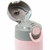 Garrafa Térmica Parede Dupla Com Canudo Gumy Rosa Buba - Gibella Kids