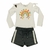 Conjunto Kukiê Short e Blusa Manga Rainbow Coleção Inverno - loja online