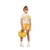Shorts Animê Sarja Amarelo Verão - comprar online
