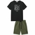 Conjunto Luc.Boo Oh Boy Preto Summer