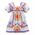 Vestido Fábula Canto do Sol Off White Verão - Gibella Kids