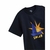 Camiseta Bento Fábula Barco Solar Preto Silk Verão - Gibella Kids